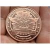 Image 10 : COPPER ROUNDS - ST GAUDENS AND TRADE DOLLAR -  ONE AVDP OUNCE .999 FINE COPPER (X2)
