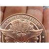 Image 11 : COPPER ROUNDS - ST GAUDENS AND TRADE DOLLAR -  ONE AVDP OUNCE .999 FINE COPPER (X2)