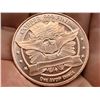 Image 6 : COPPER ROUNDS - ST GAUDENS AND TRADE DOLLAR -  ONE AVDP OUNCE .999 FINE COPPER (X2)