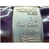 Image 4 : PURE SILVER BULLION .999 - VALCAMBI BARS (X2) AND AMERICAN GRAIN COMPANY SILVER ASSAY CARDS (X2)