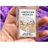 Image 7 : PURE SILVER BULLION .999 - VALCAMBI BARS (X2) AND AMERICAN GRAIN COMPANY SILVER ASSAY CARDS (X2)