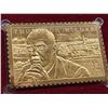 Image 2 : FIRST DAY OF ISSUE STAMP - 22 KT GOLD