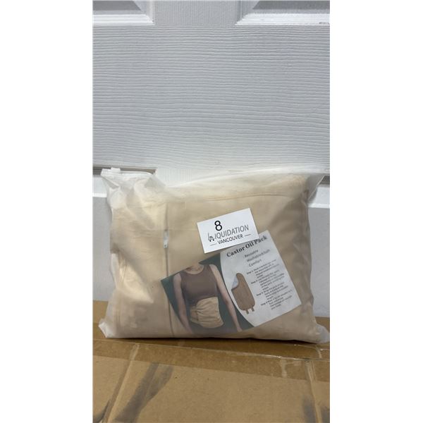 Castor Oil Pack (Reusable, Washable & Soft) - Brand New