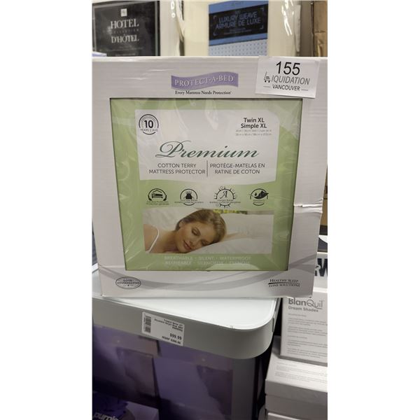 Brand New Premium Cottonl Mattress Protector- Twin /Twin XL