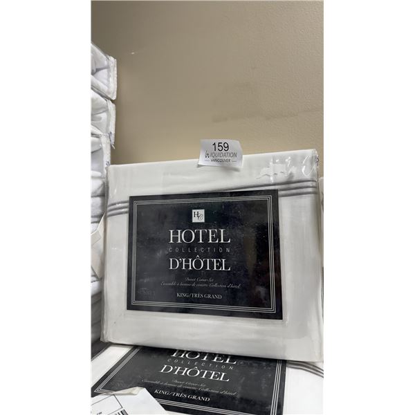 Brand New Hotel Collection Duvet Cover Set King