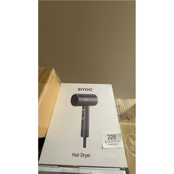 Brand New SIYOO 1600W Ionic Hair Dryer — Lightweight Professional Blow Dryer