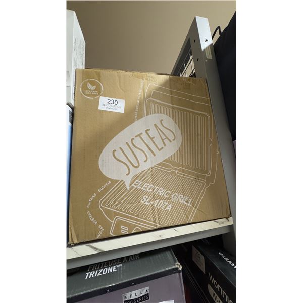 Brand New Susteas SL-107A Electric Indoor Grill — 1500W Smokeless BBQ
