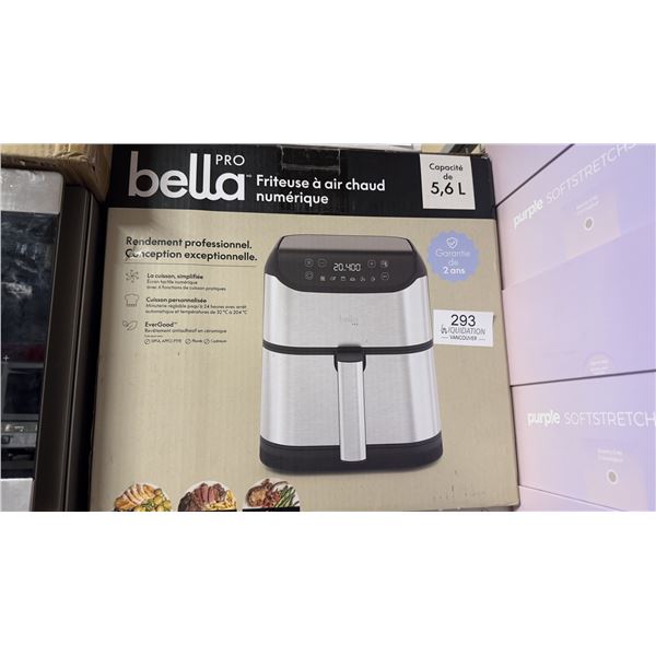 Brand New Bella Pro Digital Air Fryer — 5.6L (6 Qt)