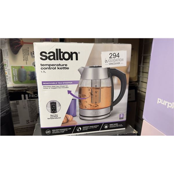 Salton Electric Kettle with Temperature Control
