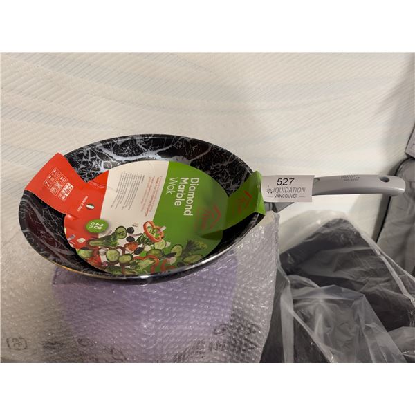 Brand New Diamond Marble Wok 28cm | Made in Italy