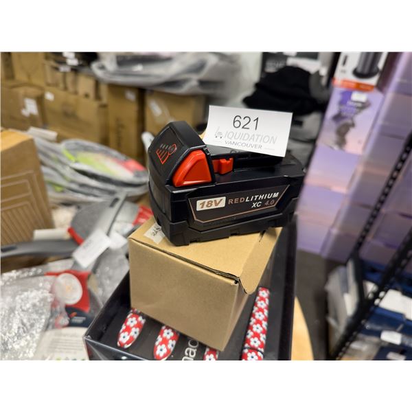 In Box 18V lithium battery 4AH