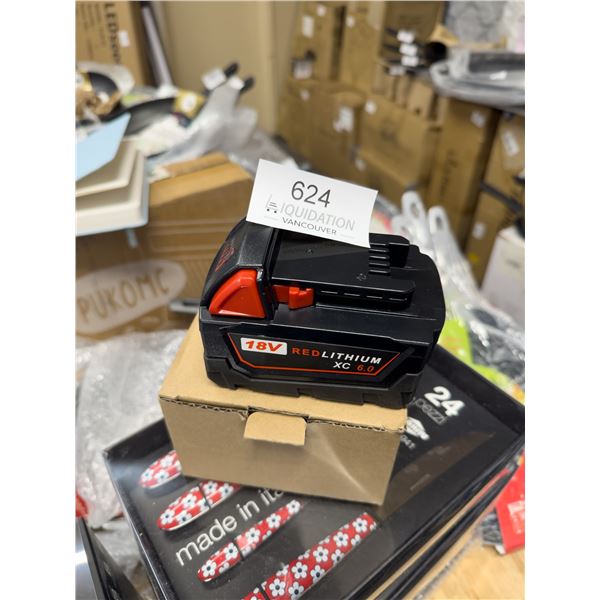 In Box 18V lithium battery 4AH