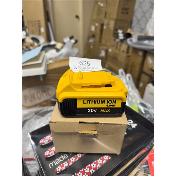In Box 20V lithium battery 4AH