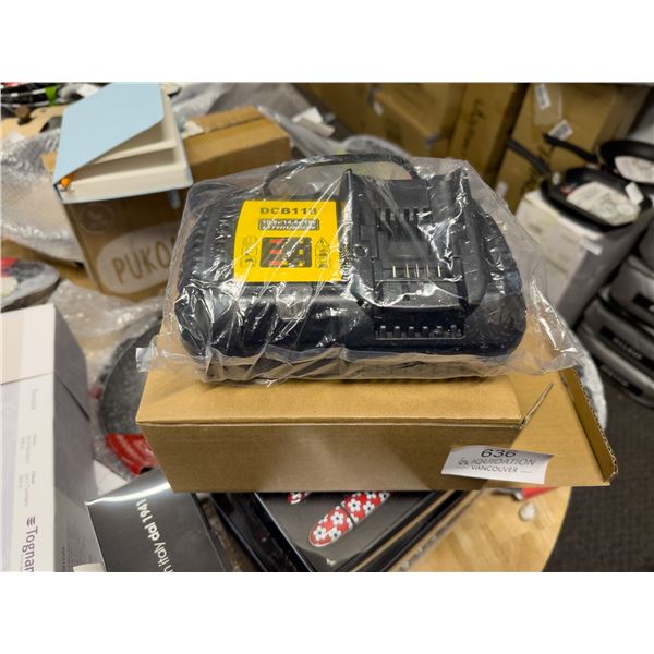 DeWalt-Compatible DCB113 Battery Charger — 10.8V / 14.4V / 18V Li-Ion | New