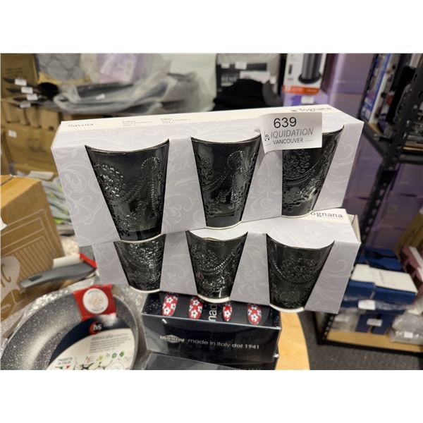 Brand New Set 6 Piece Savoia Green Tumbler 320cc