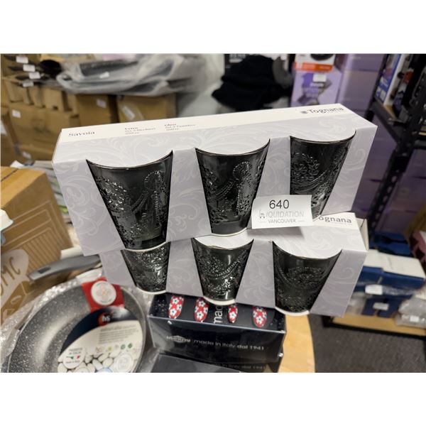 Brand New Set 6 Piece Savoia Green Tumbler 320cc
