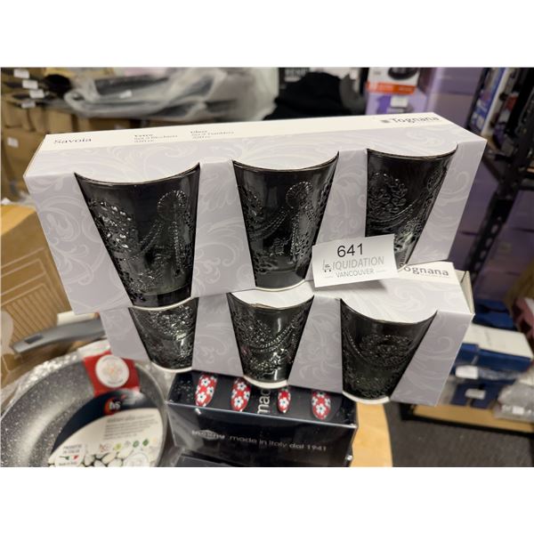 Brand New Set 6 Piece Savoia Green Tumbler 320cc