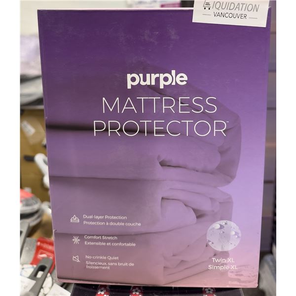Brand New Purple Mattress Protector — Twin XL