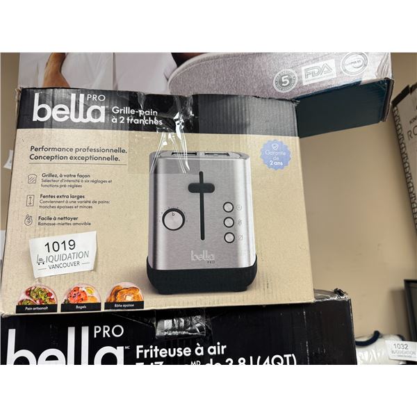 Bella Pro 2-Slice Toaster-New Tested