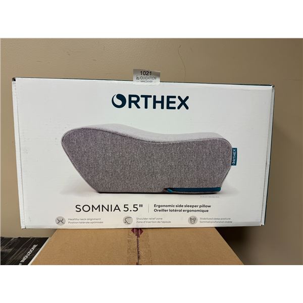 Brand New Orthex Somnia 5.5" Ergonomic Back Sleeper Pillow