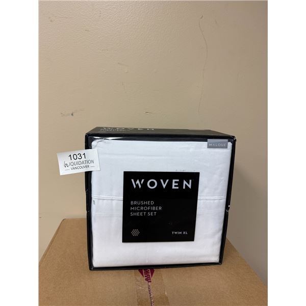 Brand New Malouf Woven Brushed Microfiber Sheet Set – Twin XL