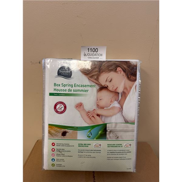 brand New Sunset Collection Twin Box Spring Encasement