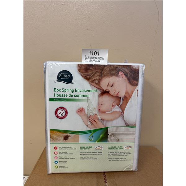brand New Sunset Collection Twin Box Spring Encasement