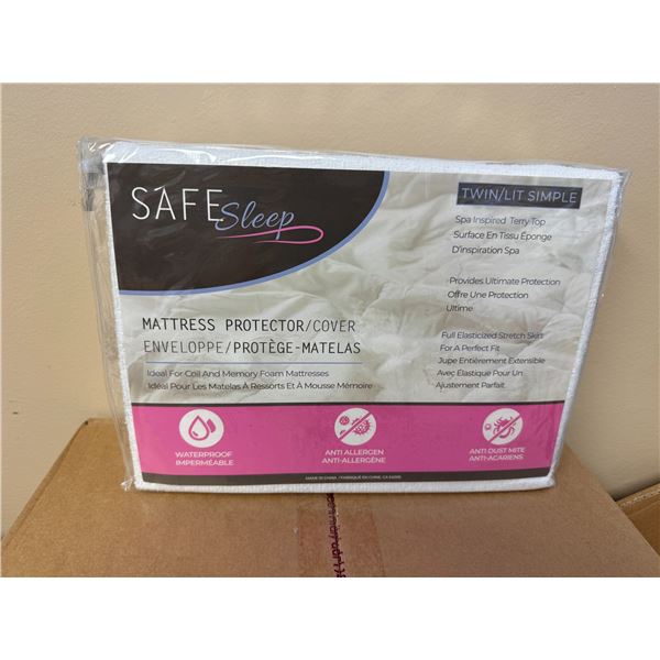 Brand New Safe Sleep Twin Mattress Protector