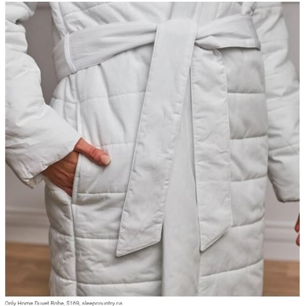 Brand New Only Home Duvet Robe | Sleep Country Exclusive | Retail $169