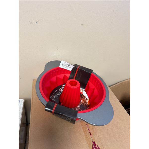 Brand New Coxiki Kitchen Deluxe Silicone Bundt Pan, Oven Safe – Bake Like a Pro