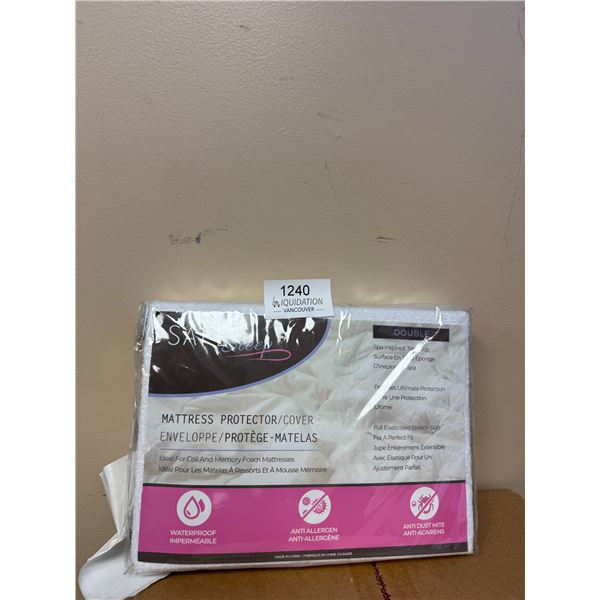 Brand New Safe Sleep Queen Mattress Protector