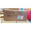 Image 1 : VIVO WHITE ELECTRIC FLIP DOWN CEILING TV  MOUNT