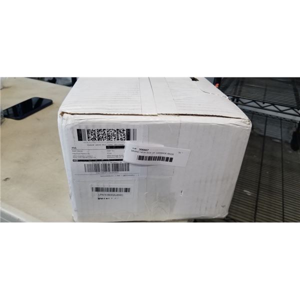 BRAND NEW BOX OF GARBAGE BAGS
