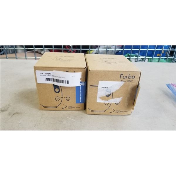 2 FURBO MINI 360 PET CAMERAS