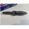 Image 2 : 2 NEW SMITH AND WESSON 7.5 INCH BLACK FALSE EDGE BOOT KNIFES