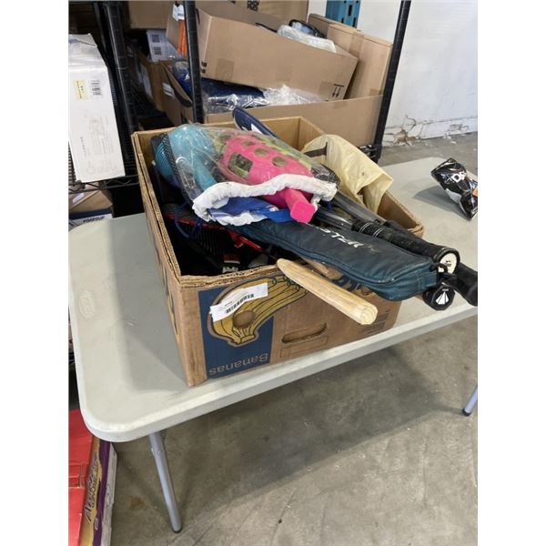 ASSORTED SPORTS EQUIPMENT, RACQUETS