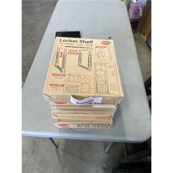 5 NEW LOCKER SHELF SETS
