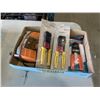 Image 2 : 2 TRAYS OF TOOLS - DRILLS, NEW CRIMPING TOOLS, ETC