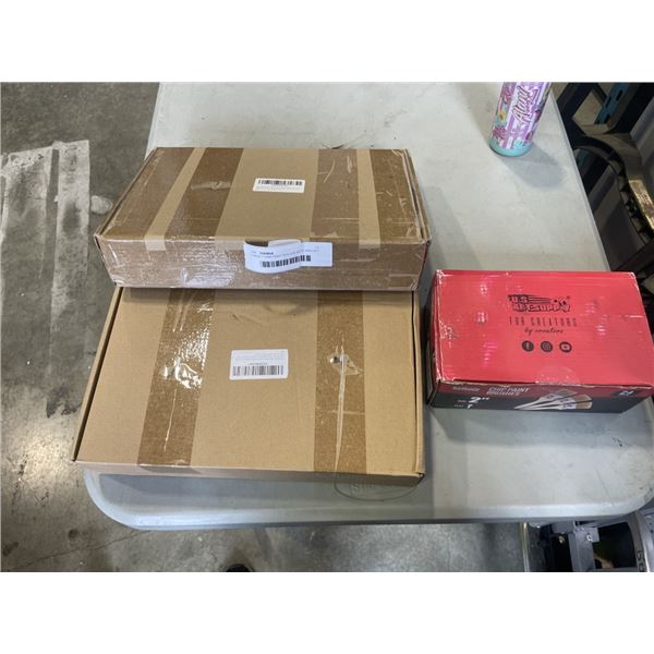 2 NEW FOAM PAINT ROLLER SETS AND SET OF BRUSHES