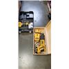 Image 1 : DEWALT RECIPROCATIN SAW IN WOOD CASE AND AIR NAILER