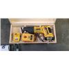 Image 3 : DEWALT RECIPROCATIN SAW IN WOOD CASE AND AIR NAILER