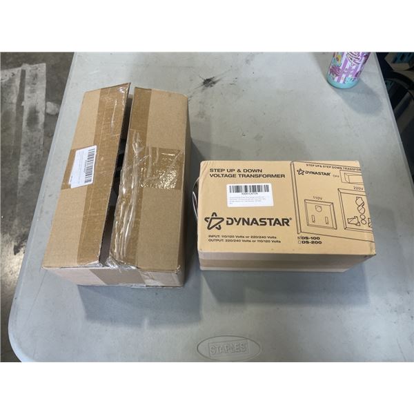2 NEW STEP UP AND DOWN VOLTAGE TRANSFORMERS