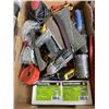 Image 3 : TRAY OF HEAVY C CLAMPS AND TRAY OF ASSORTED TOOLS