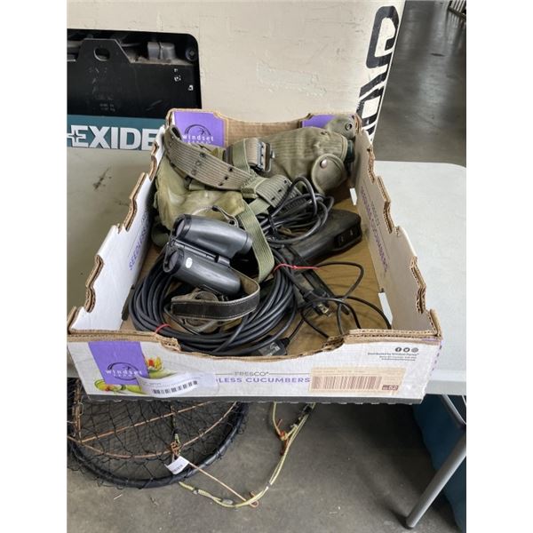 MILITARY CANTEEN, NIKON BINOCULARS ETC