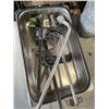 Image 3 : LOT OF BUCKETS, METAL TRAYS AND CLAMPS