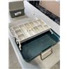 Image 2 : 2 FISHING TACKLE BOXES WITH ASSORTED FISHING TACKLE