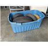 Image 1 : TOTE OF WHEELBARROW TIRES AND TRAILER SPARE