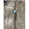 Image 1 : PAIR OF SNOW SKIS W/ HELMET