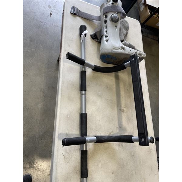 OVER DOOR PULL UP BAR AND ANKLE BOOT