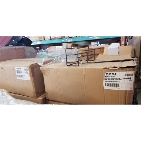 2 CASES OF DIVERSEY 1.5L WIRE BASKET KITS, 12 PER CASE